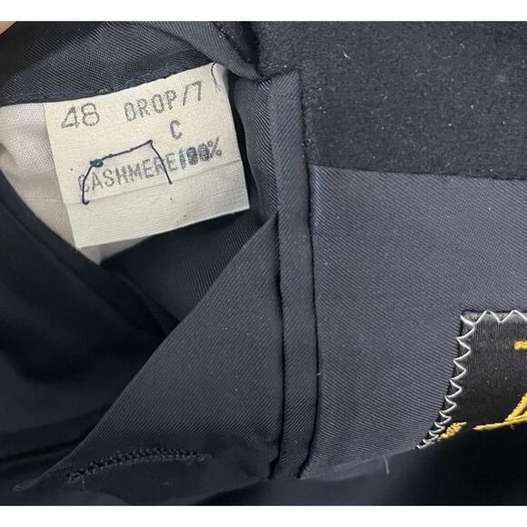 Papillon Loro Piana Navy Blue Blazer 48 Cashmere Sport Coat Jacket Mens Italy - Picture 7 of 10